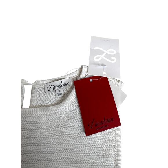 NEW REVOLVE L’Academie by Marianna Haylee Mini Dress White Size Medium NWT - Picture 7 of 13